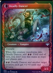 Innistrad: Crimson Vow 300 Alluring Suitor//Deadly Dancer (Fang Frame)(Foil)