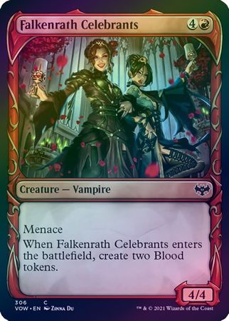 Innistrad: Crimson Vow 306 Falkenrath Celebrants (Fang Frame)(Foil)