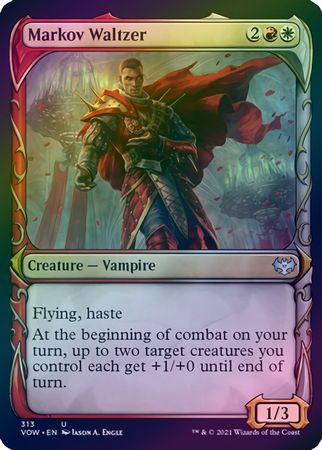 Innistrad: Crimson Vow 313 Markov Waltzer (Fang Frame)(Foil)