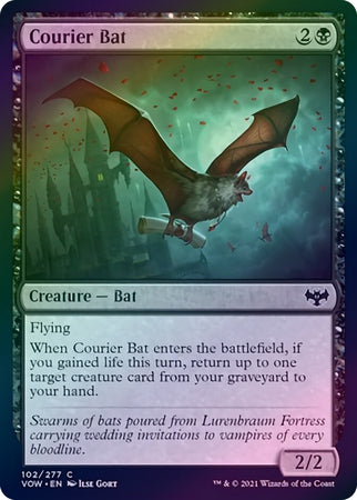 Innistrad: Crimson Vow 102/277 Courier Bat (Foil)