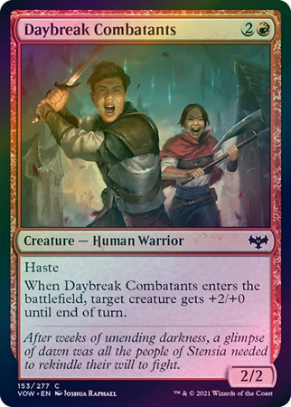 Innistrad: Crimson Vow 153/277 Daybreak Combatants (Foil)