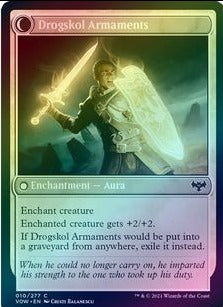 Innistrad: Crimson Vow 010/277 Drogskol Infantry//Drogskol Armaments (Foil)