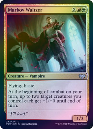 Innistrad: Crimson Vow 242/277 Markov Waltzer (Foil)