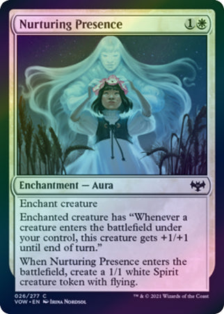 Innistrad: Crimson Vow 026/277 Nurturing Presence (Foil)