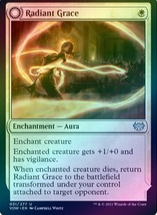 Innistrad: Crimson Vow 031/277 Radiant Grace//Radiant Restraints (Foil)