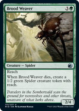 Innistrad: Midnight Hunt 173/277 Brood Weaver