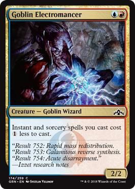 Guilds of Ravnica 174/259 Goblin Electromancer