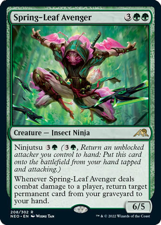 Kamigawa: Neon Dynasty 208/302 Spring-Leaf Avenger