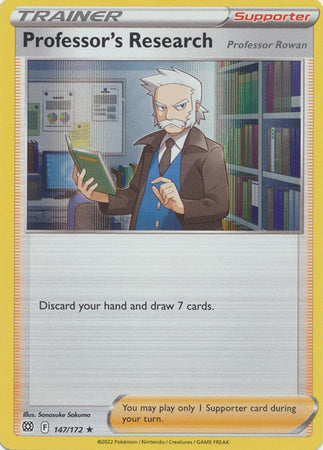 Brilliant Stars 147/172 Professor's Research (Professor Rowan) (Holo)