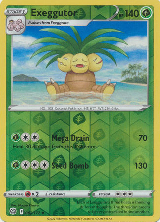 Brilliant Stars 002/172 Exeggutor (Reverse Holo)