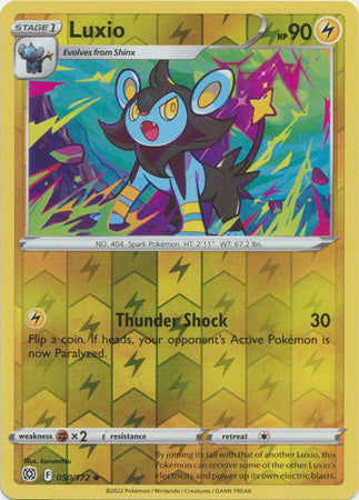 Brilliant Stars 050/172 Luxio (Reverse Holo)