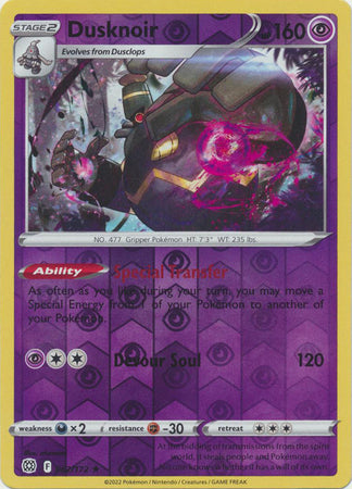 Brilliant Stars 062/172 Dusknoir (Reverse Holo)