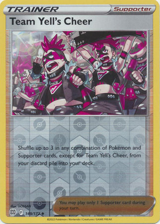 Brilliant Stars 149/172 Team Yell's Cheer (Reverse Holo)