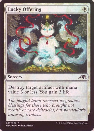 Kamigawa: Neon Dynasty 027/302 Lucky Offering (Foil)