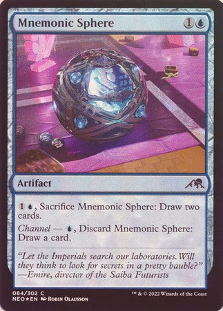 Kamigawa: Neon Dynasty 064/302 Mnemonic Sphere (Foil)