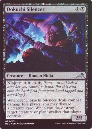 Kamigawa: Neon Dynasty 095/302 Dokuchi Silencer (Foil)