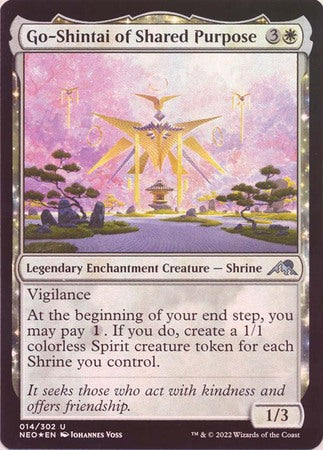 Kamigawa: Neon Dynasty 014/302 Go-Shintai of Shared Purpose (Foil)