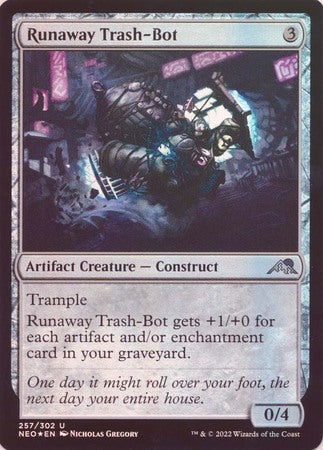 Kamigawa: Neon Dynasty 257/302 Runaway Trash-Bot (Foil)