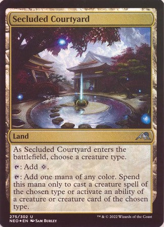 Kamigawa: Neon Dynasty 275/302 Secluded Courtyard (Foil)