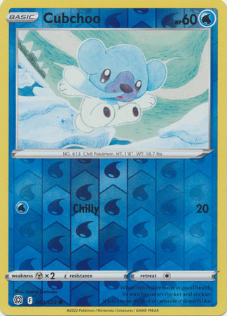 Brilliant Stars 042/172 Cubchoo (Reverse Holo)