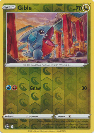 Brilliant Stars 107/172 Gible (Reverse Holo)