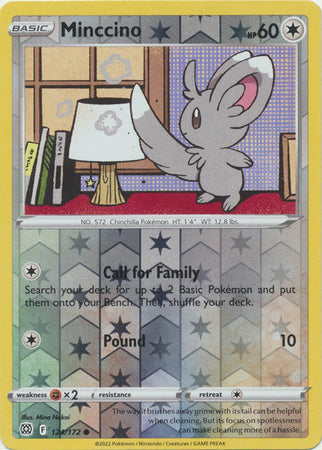 Brilliant Stars 124/172 Minccino (Reverse Holo)