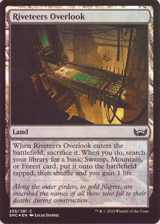 Streets of New Capenna 255/281 Riveteers Overlook (Foil)