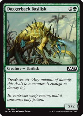 Core Set 2019 174/280 Daggerback Basilisk