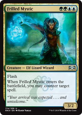 Ravnica Allegiance 174/259 Frilled Mystic