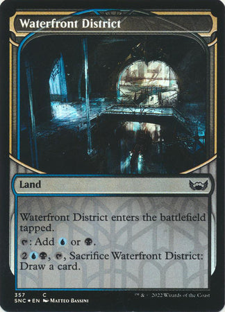 Streets of New Capenna 357 Waterfront District (Skyscraper Frame)(Foil)