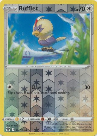 Astral Radiance 131/189 Rufflet (Reverse Holo)