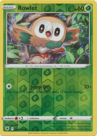 Astral Radiance 019/189 Rowlet (Reverse Holo)