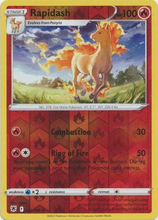 Astral Radiance 022/189 Rapidash (Reverse Holo)