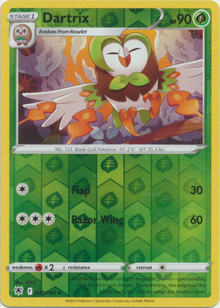 Astral Radiance 020/189 Dartrix (Reverse Holo)