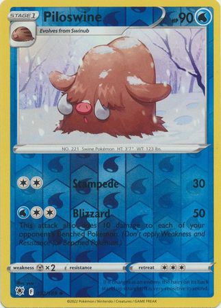 Astral Radiance 032/189 Piloswine (Reverse Holo)