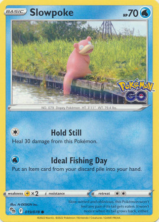 Pokémon GO 019/078 Slowpoke (Reverse Holo)