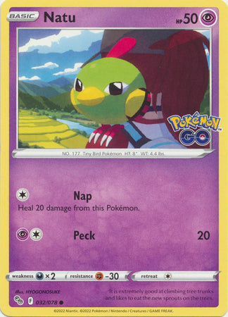 Pokémon GO 032/078 Natu