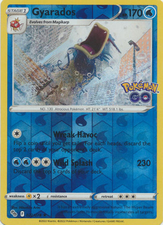 Pokémon GO 022/078 Gyarados (Reverse Holo)