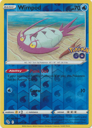 Pokémon GO 025/078 Wimpod (Reverse Holo)