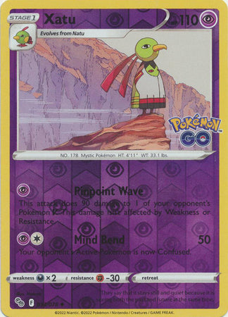 Pokémon GO 033/078 Xatu (Reverse Holo)