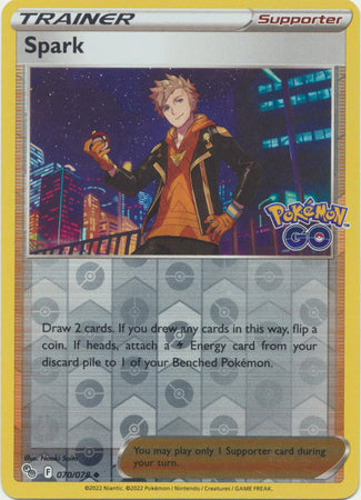 Pokémon GO 070/078 Spark (Reverse Holo)