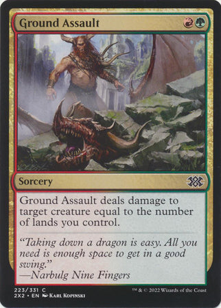 Double Masters 2022 223/331 Ground Assault (Foil)