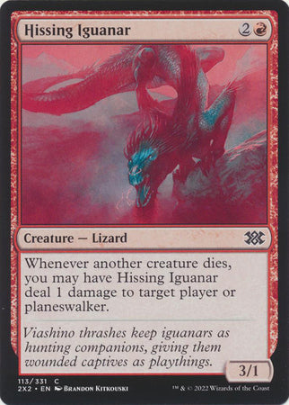 Double Masters 2022 113/331 Hissing Iguanar