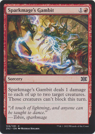 Double Masters 2022 124/331 Sparkmage's Gambit