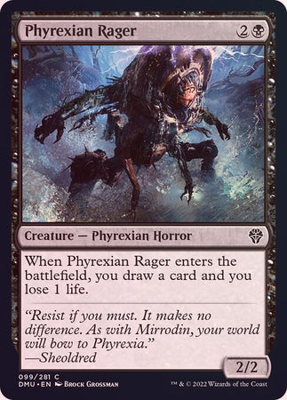 Dominaria United 099/281 Phyrexian Rager (Foil)