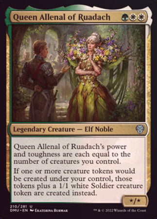 Dominaria United 210/281 Queen Allenal of Ruadach (Foil)