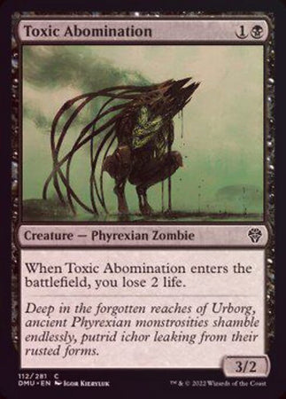 Dominaria United 112/281 Toxic Abomination (Foil)