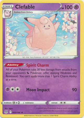 Lost Origin 063/196 Clefable