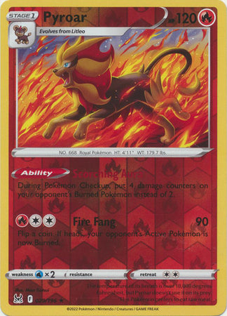 Lost Origin 029/196 Pyroar (Reverse Holo)