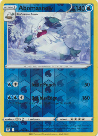 Lost Origin 043/196 Abomasnow (Reverse Holo)